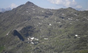 Bergtour Rotes Mandl zur Riepenspitze - Blick zum Schwarzsee & Riepenspitze