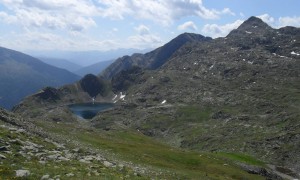 Bergtour Rotes Mandl zur Riepenspitze - Schwarzsee von der Vorderen Gsieserlenke