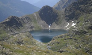 Bergtour Rotes Mandl zur Riepenspitze - Schwarzsee von der Vorderen Gsieserlenke