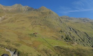 Hochgrabe über Wildegg - Abstieg, Blick zur Heinkaralm