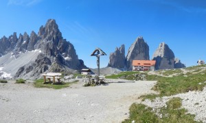 Klettersteig Paternkofel - bei der Drei-Zinnen-Hütte