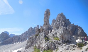 Klettersteig Paternkofel - Frankfurter Würstl, Start Innerkofler Steig