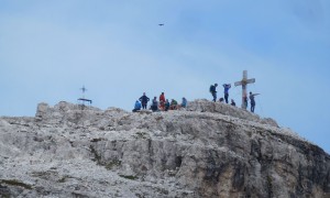 Klettersteig Paternkofel - Rückblick Gipfel