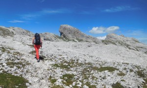 Klettersteig Paternkofel - Aufstieg Oberbachernspitze