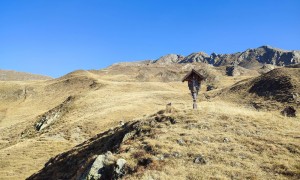 Bergtour Hochalmspitze - Gedenkkreuz bei der Leisacher Alm