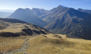 Bergtour Hochalmspitze - beim Leisacher See, mit Blick Villpone und Hochgrabe