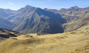 Bergtour Hochalmspitze - beim Leisacher See, mit Blick Hochgrabe und Degenhorn, Schrentebach