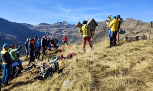 Bergtour Hochalmspitze - Andacht bei der Leisacher Alm