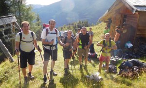 Bergtour Gölbner Bergfeuer 2016 - Start Sommerwandalm