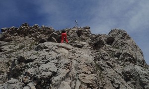 Klettersteig Spitzenstein - Schlussanstieg