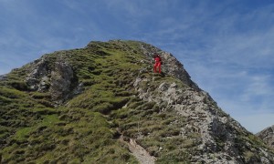 Klettersteig Spitzenstein - Abstieg