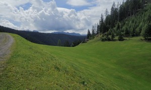 Klettersteig Spitzenstein - Abstieg, Aignerkaser