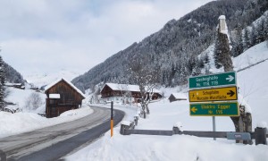 Skitour Wurzfläche - Start kurz vor dem Wurzerhof