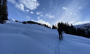 Skitour Wurzfläche - Aufstieg