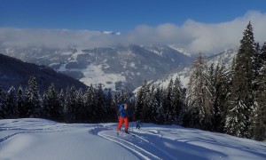 Skitour Wurzfläche - Aufstieg Richtung Gasteig Kammerle