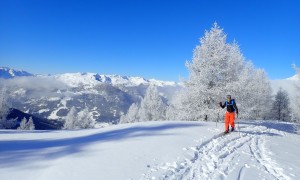 Skitour Wurzfläche - Aufstieg