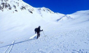 Skitour Wurzfläche - Abfahrt