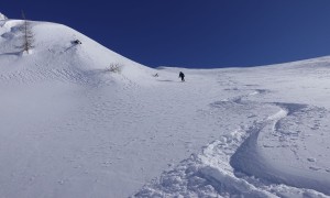 Skitour Wurzfläche - Abfahrt