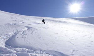 Skitour Wurzfläche - Abfahrt