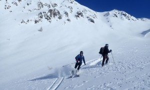 Skitour Wurzfläche - Abfahrt