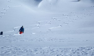 Skitour Wurzfläche - Abfahrt