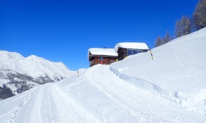 Skitour Wurzfläche - bei der Wurzalm