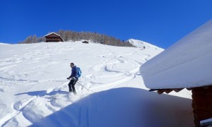 Skitour Wurzfläche - bei der Wurzalm