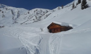 Skitour Gaishörndl - beim Talschluss