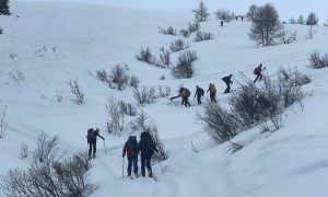 Skitour Gaishörndl - Aufstieg Geiregge