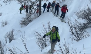 Skitour Gaishörndl - Aufstieg Geiregge