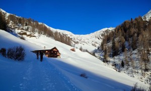 Skitour Kreuzspitze - Zustieg Rosstal