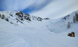 Skitour Kreuzspitze - Zustieg Rosstal