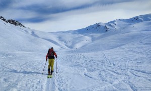 Skitour Kreuzspitze - Aufstieg