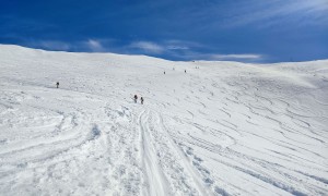 Skitour Kreuzspitze - Aufstieg