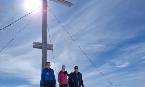 Skitour Kreuzspitze - Gipfelsieg