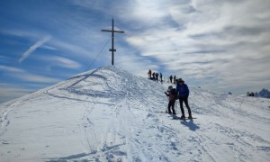 Skitour Kreuzspitze - Gipfelsieg