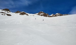 Skitour Kreuzspitze - Abfahrt