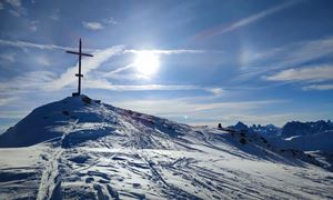 Skitour Kreuzspitze - Tourbild