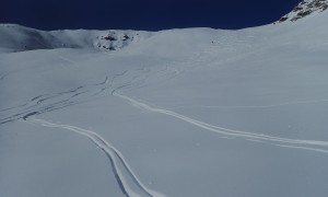 Skitour Gabesitten - Abfahrt