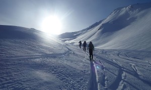 Bilder Skitour Hohes Haus - Schlussaufstieg