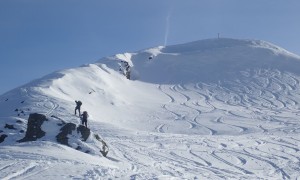 Bilder Skitour Hohes Haus - kurz vor dem Gipfel