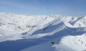 Bilder Skitour Hohes Haus - Abfahrt