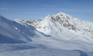 Bilder Skitour Hohes Haus - Abfahrt Richtung Villponer Lenke