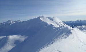 Bilder Skitour Hohes Haus - Aufstieg Hohes Kreuz