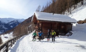 Bilder Skitour Hohes Haus - Abfahrt, bei der Schmidhofalm