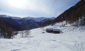 Bilder Skitour Hohes Haus - Abfahrt Einattal