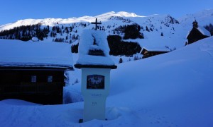 Skitour Rotes Ginggele - Kamelisenalm