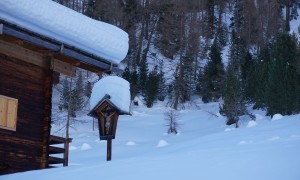 Skitour Rotes Ginggele - Kamelisenalm