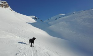 Skitour Rotes Ginggele - Aufstieg