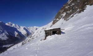 Skitour Rotes Ginggele - Abfahrt